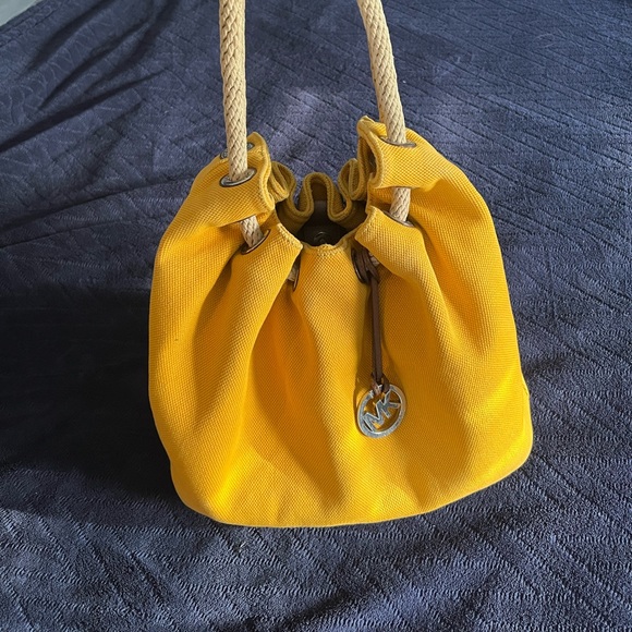 Sunshine Yellow Michael Kors Hobo Bag - Picture 2 of 10